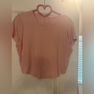 All in Motion ballet pink crop top.